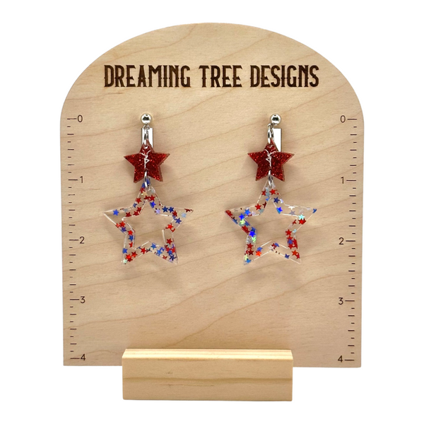 American Baby Acrylic Earrings