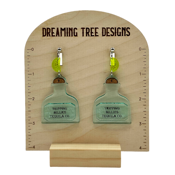 Tripping Billies Cinco De Mayo Tequila Bottle Acrylic Earrings