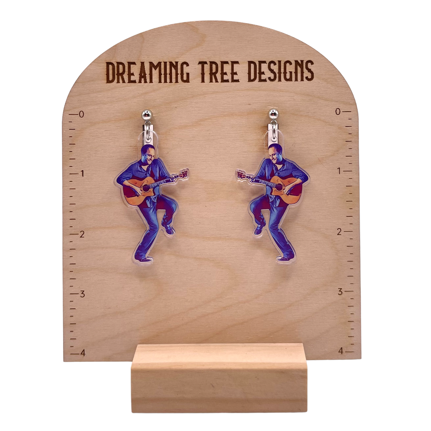 Dancing Dave Acrylic Earrings