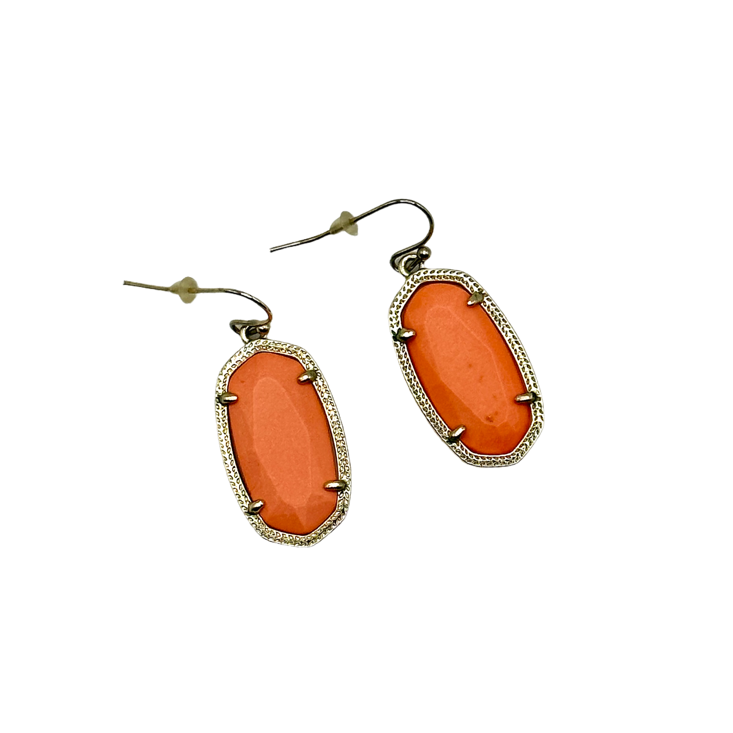 Kendra Scott Lee Earrings Coral pre-owned