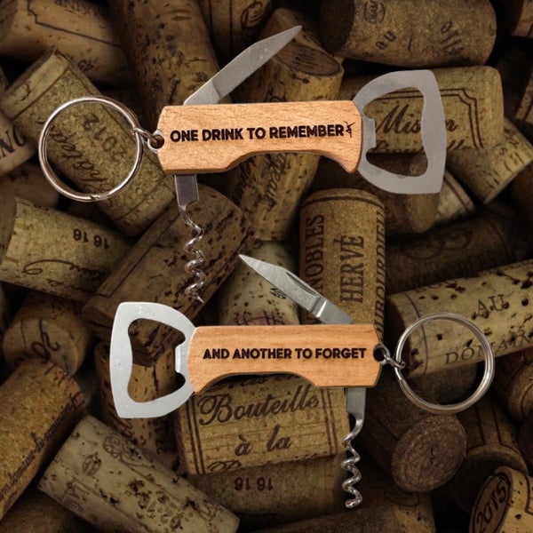 Grace Is Gone Laser Engraved Bottle/Wine Opener Keychain