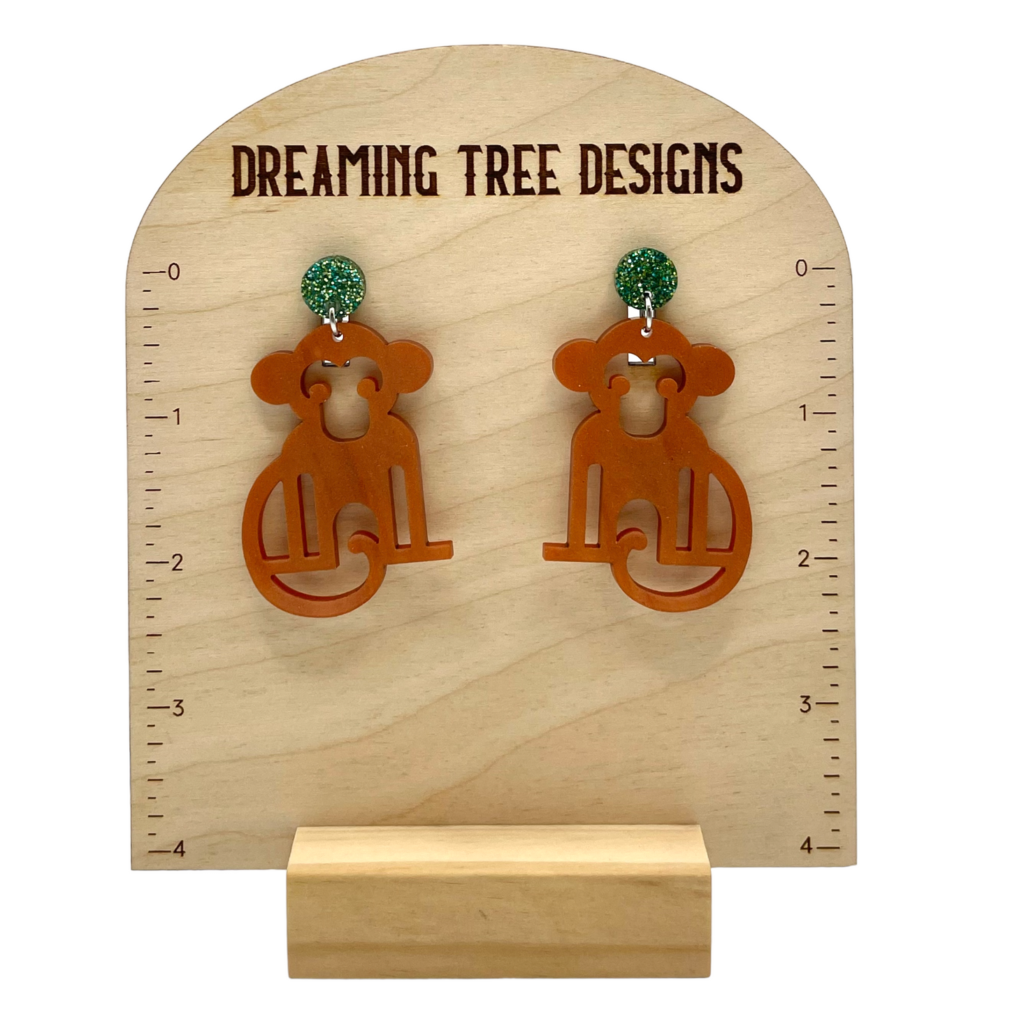 Proudest Monkey Acrylic Earrings