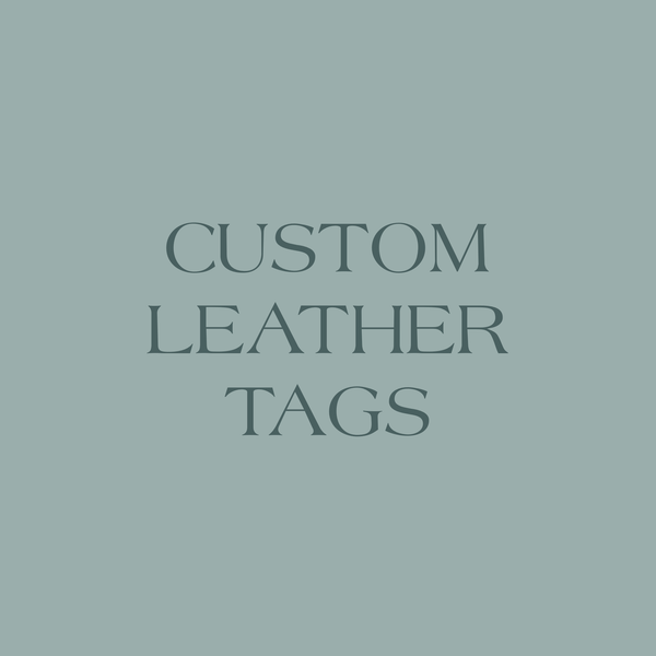 Custom Leather Tags | Personalized Leather Tags