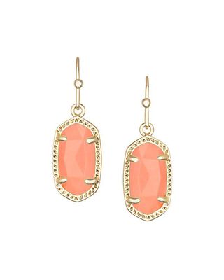 Kendra Scott Lee Earrings Coral pre-owned