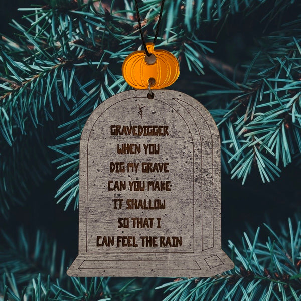 Halloween Gravedigger Ornament